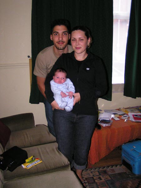Holly, with 'Aunty Ju & Uncle Uf' 01