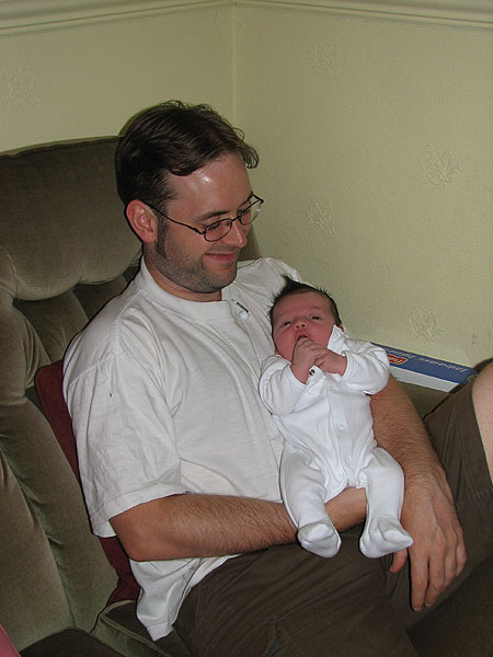 Daddy the hair-stylist!